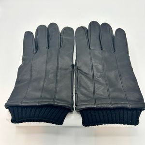 Men’s Leather Thinsulate Gloves.